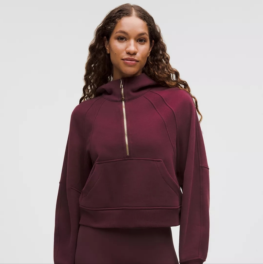 Luululemon Half Zip Scuba Hoodie